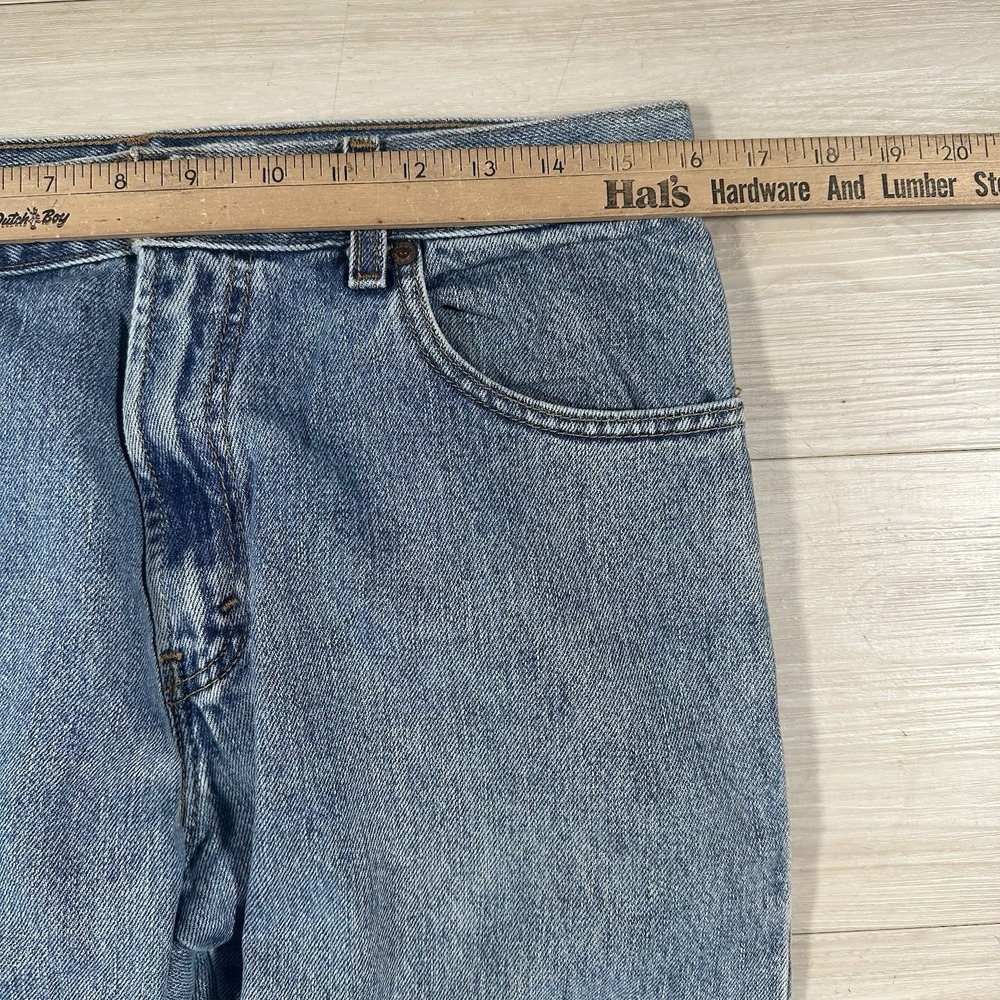 VTG Levis 517 Jeans Mens 32x32 Blue Boot Cut Light Wash Denim Western Rockabilly - Picture 5 of 8